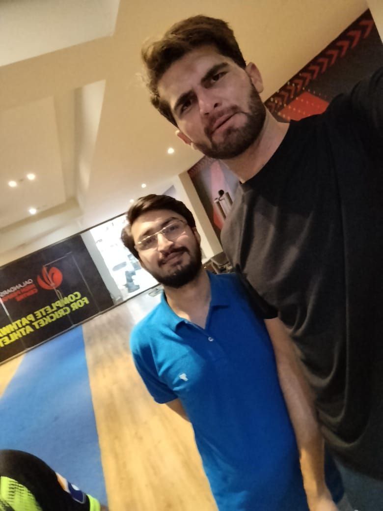 Waseef Niazi at Lahore Qalandars facility
